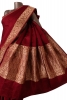 Satin Banarasi Pure Silk Saree.